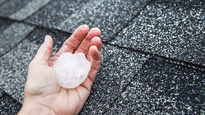 Hail Damage To Roof