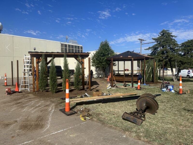 New Patio Construction for KAKE TV In-Progress