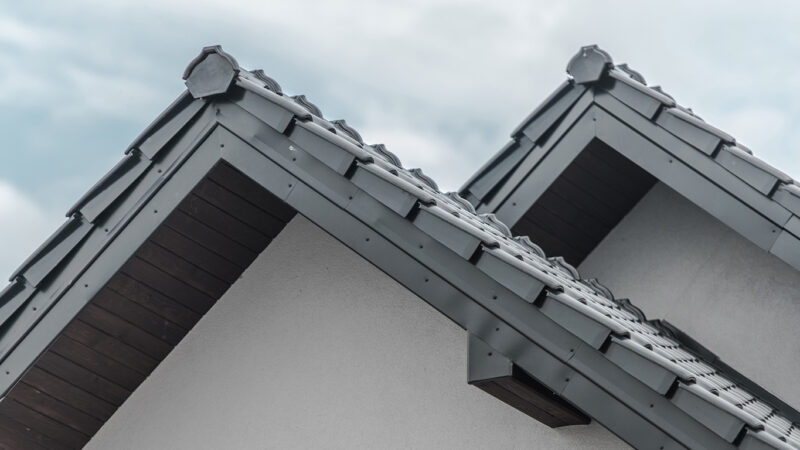 Metal Roof Fascia On Modern Home In Wichita Ks